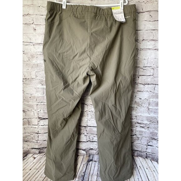 Eddie Bauer Womens Microfleece Lined Hiking Pants Tan XXL Gorpcore - Picture 5 of 5